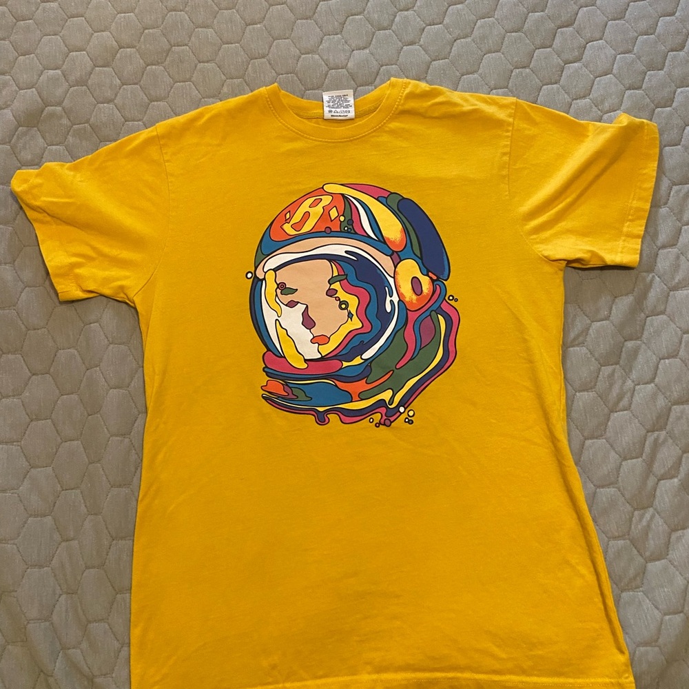 Billionaire boys club yellow astronaut t-shirt